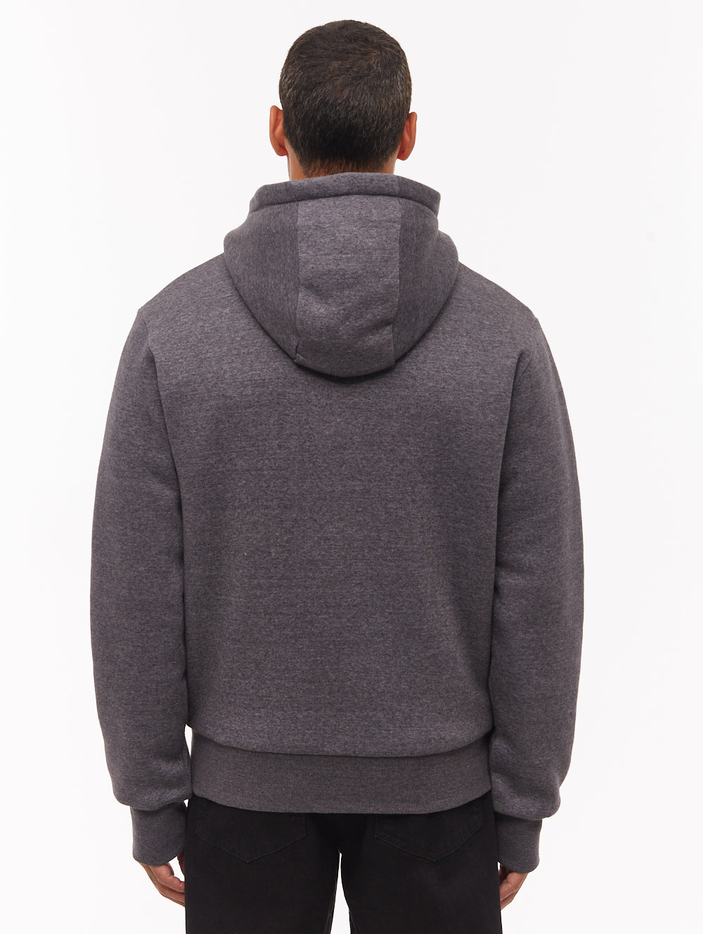 Baraz Sherpa-Lined Zip-Up Hoodie - Grey
