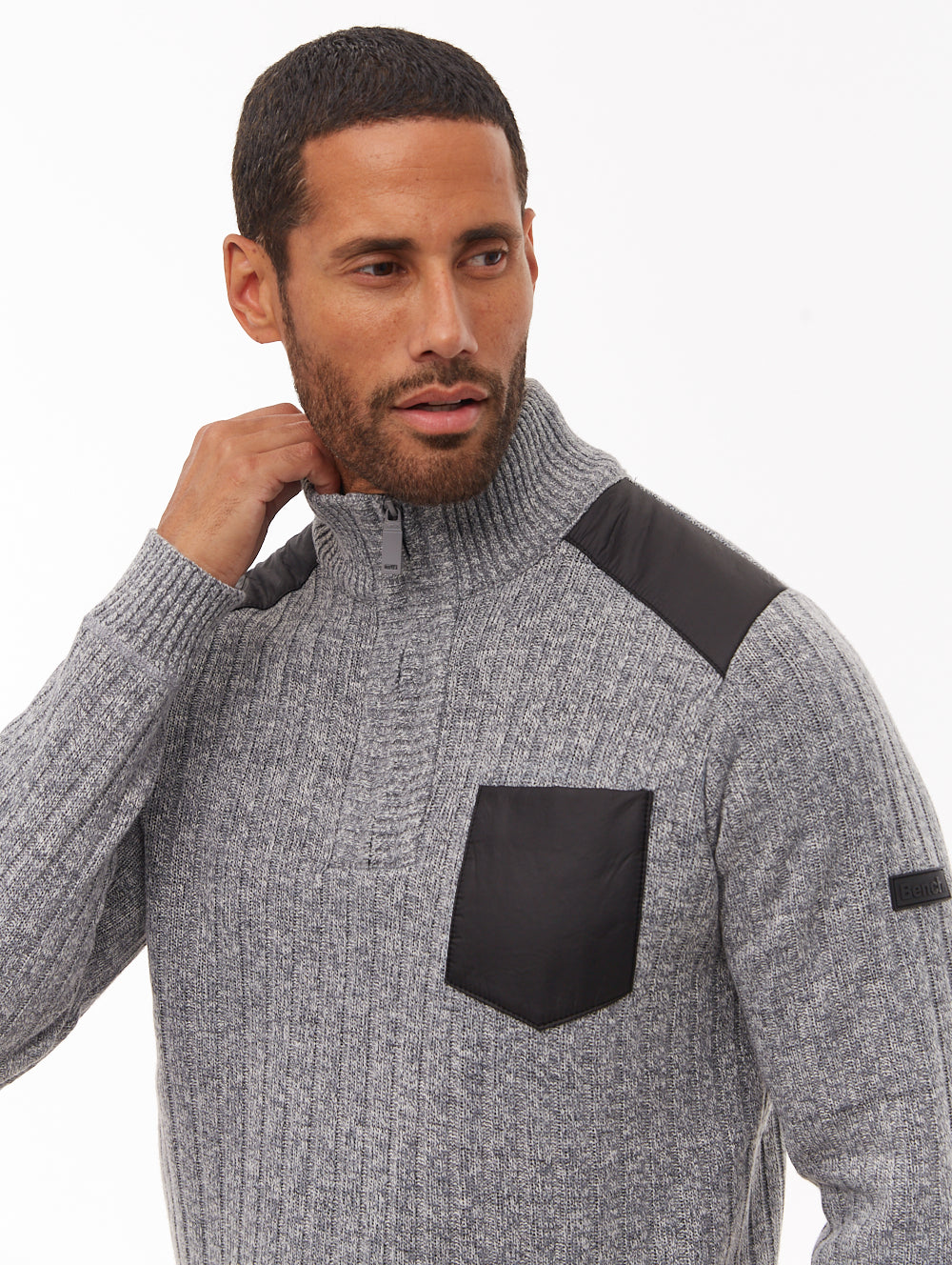 Verto Quarter-Zip Sweater - Grey