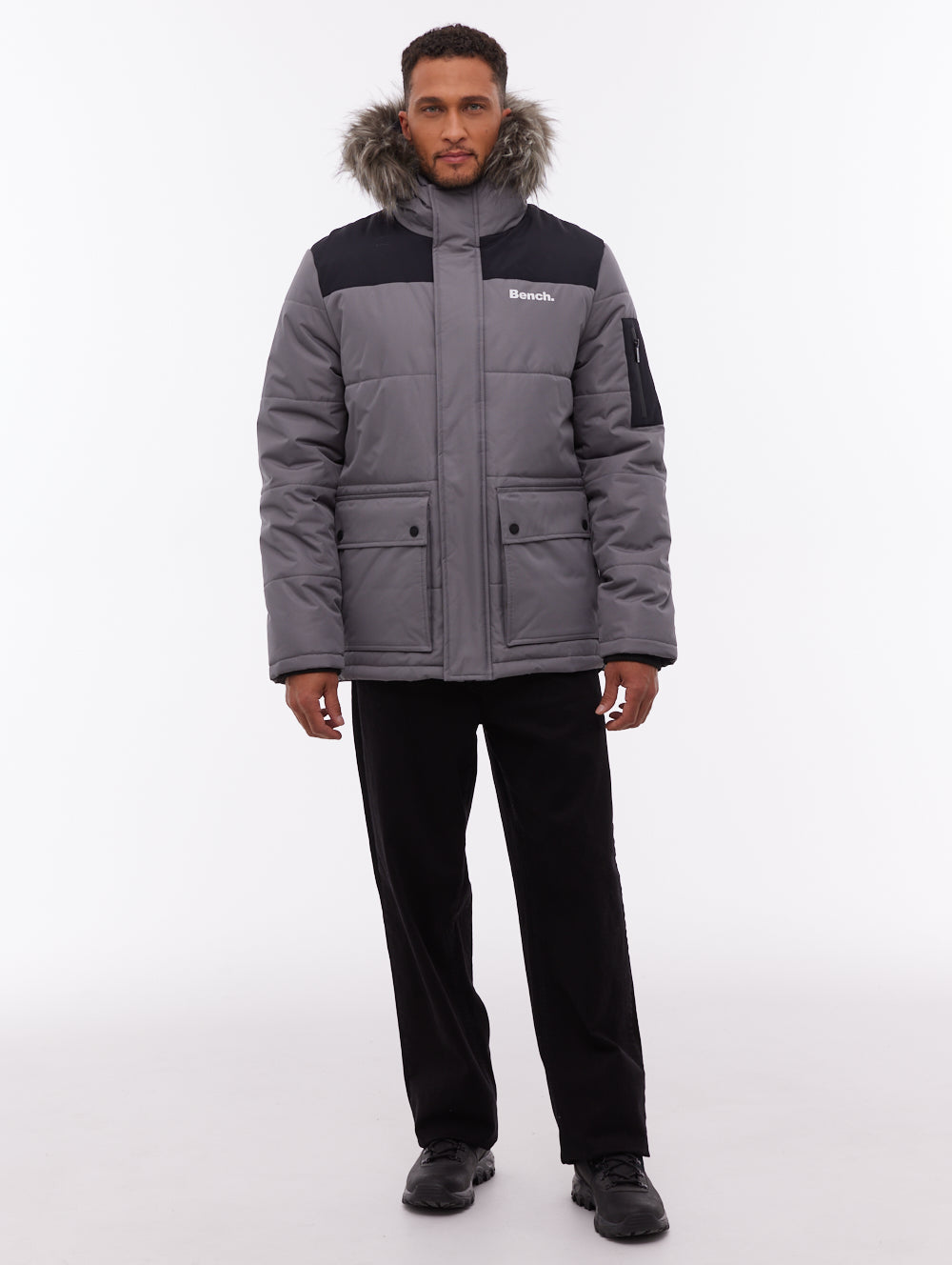 Tillor Hooded Parka - Grey