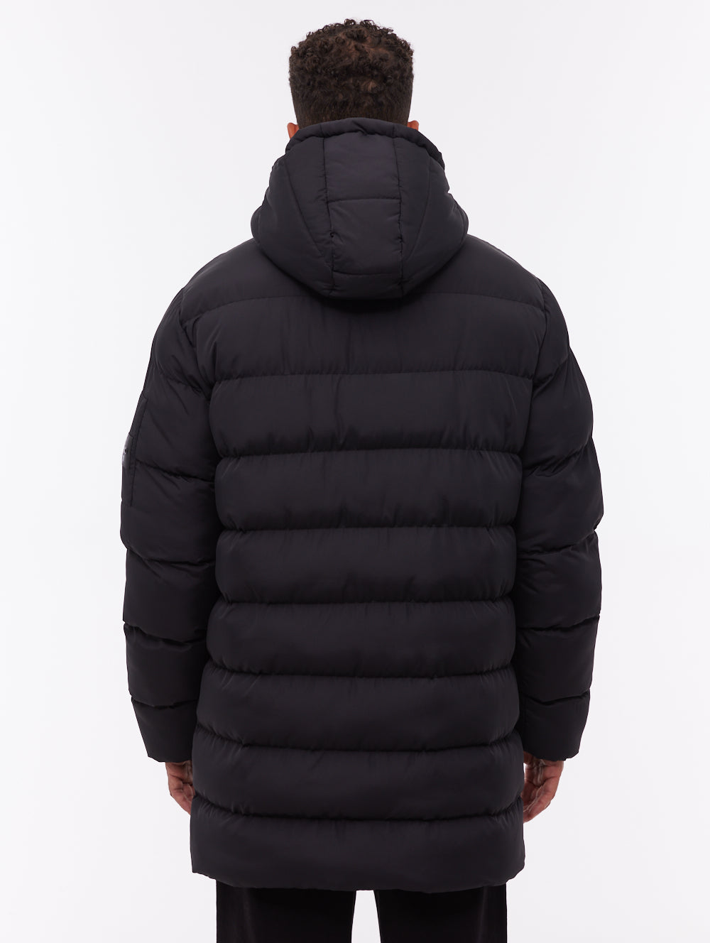 Texani Hooded Puffer Jacket - Black