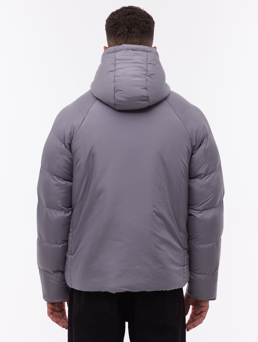 Rafera Hooded Puffer Jacket - Grey