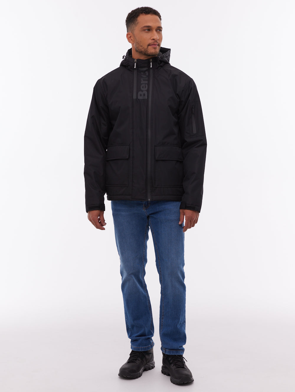 Valana Hooded Jacket - Black