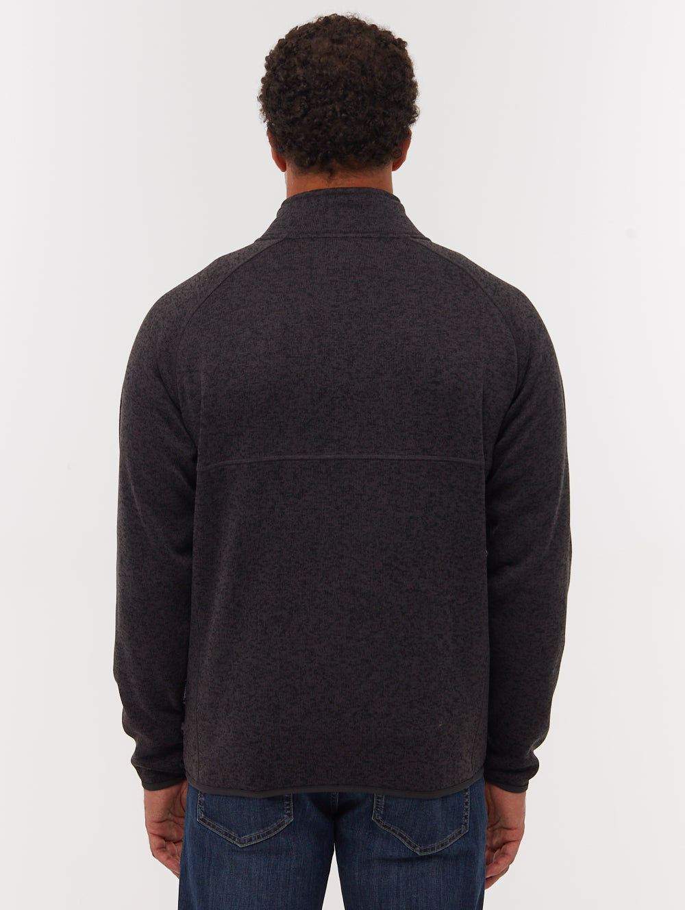 Middeo Fleece Funnel-Neck Zip-Up - Grey