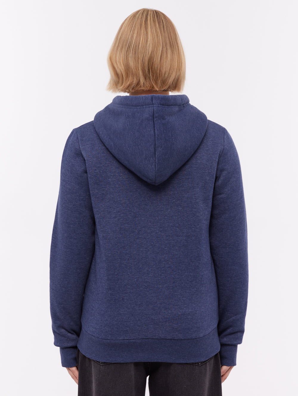 Mintz Sherpa-Lined Zip-Up Hoodie - Blue