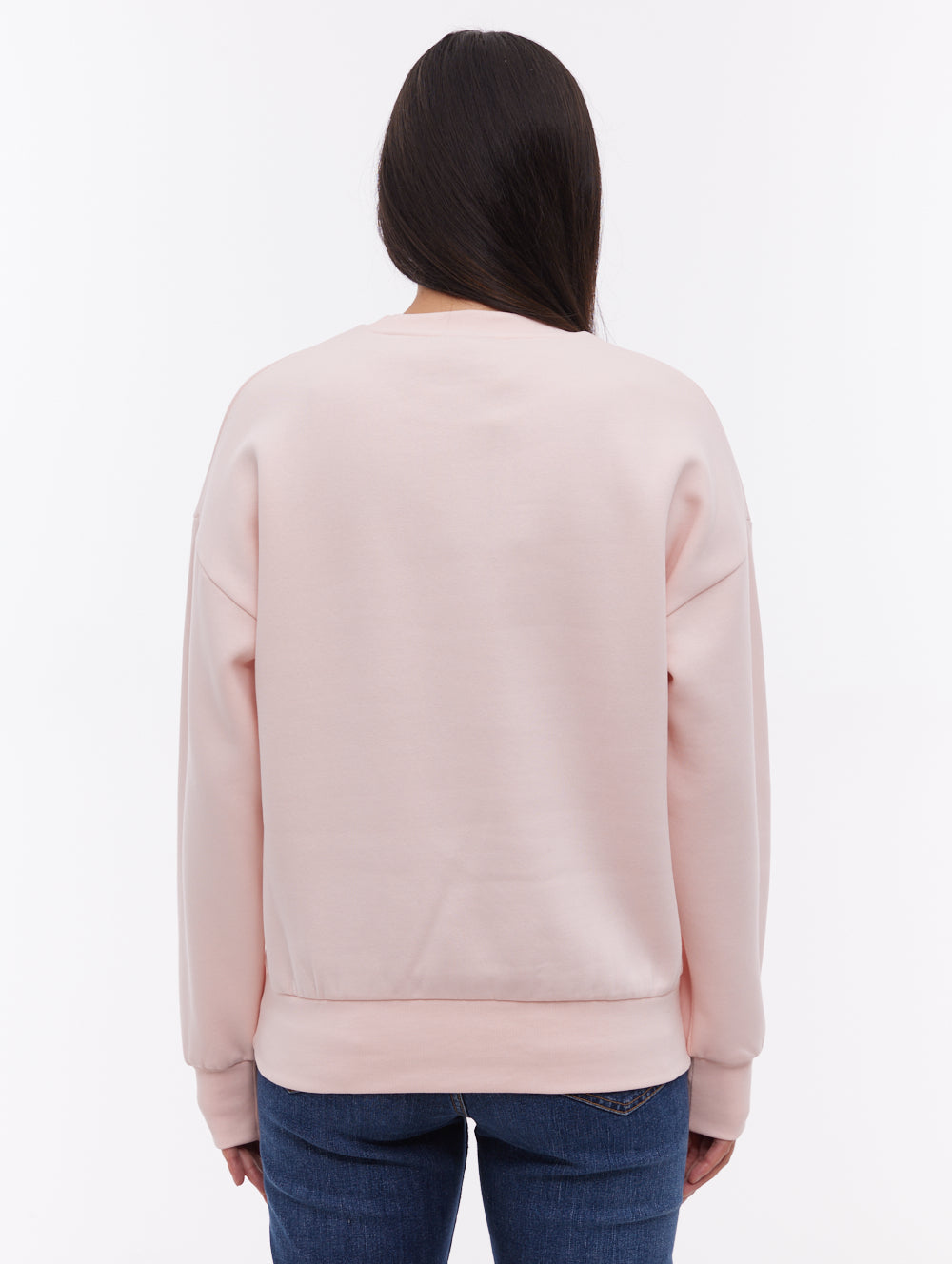 Ilma Deboss Crew Neck - Pink