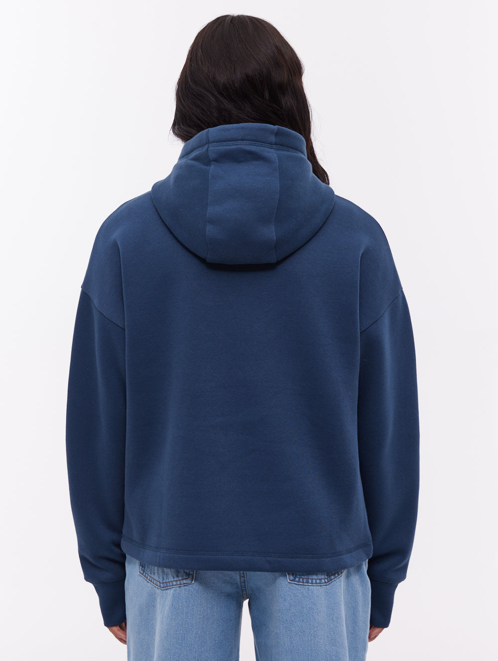 Elaina Deboss Hoodie - Blue