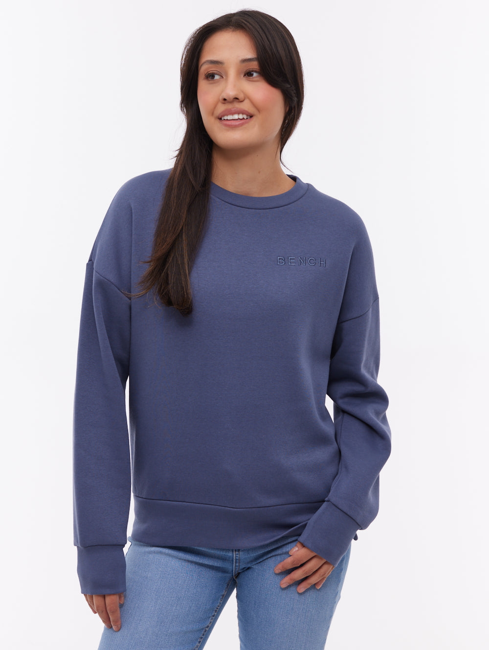 Joda Vertical Logo Crew Neck - Blue