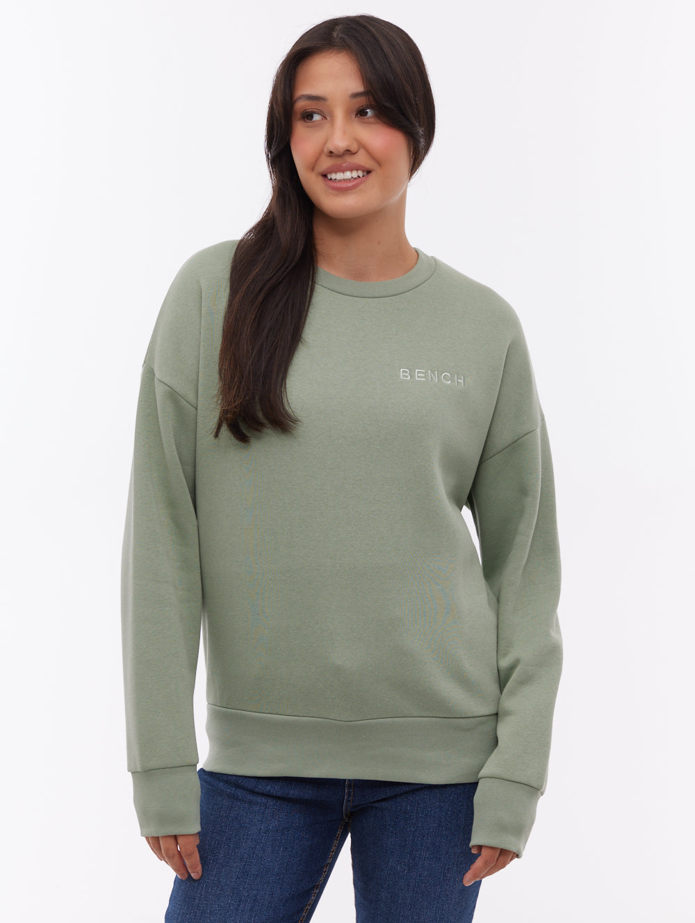 Joda Vertical Logo Crew Neck - Green