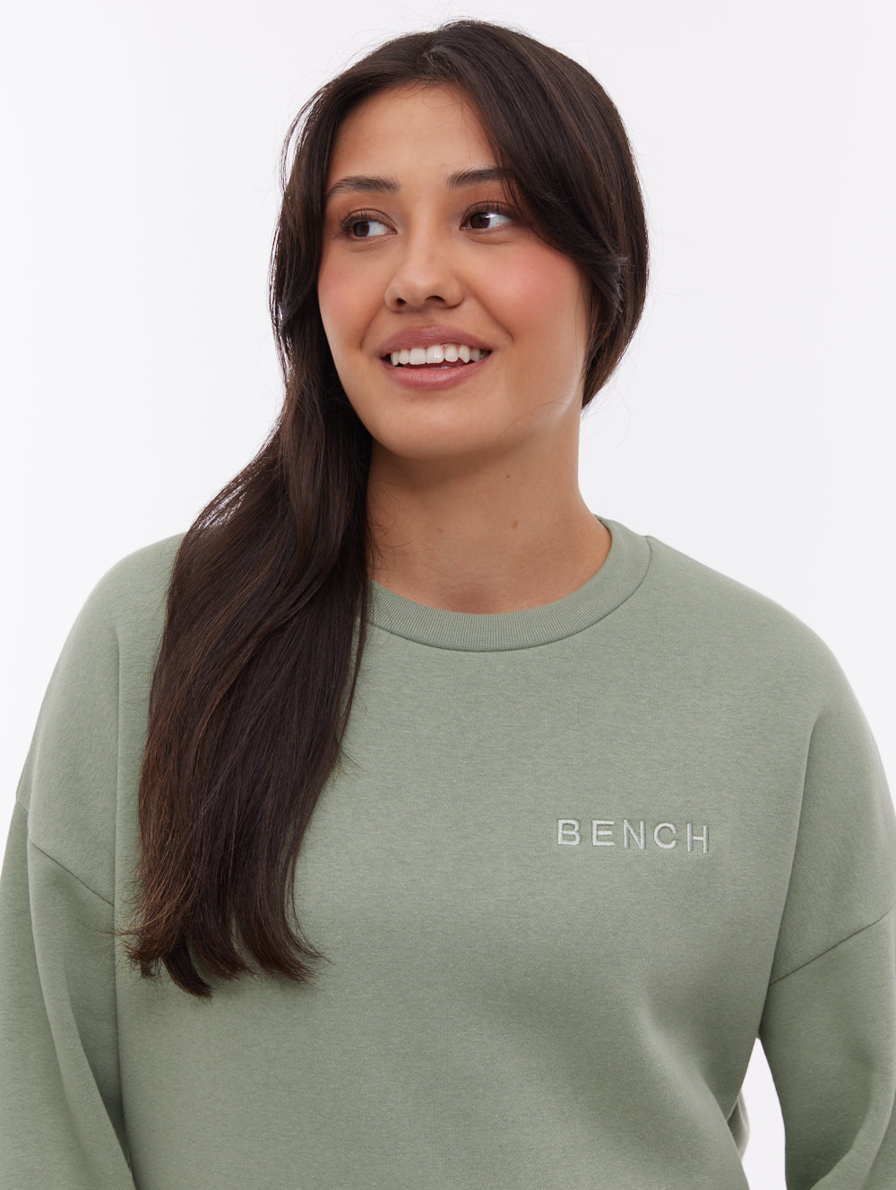 Joda Vertical Logo Crew Neck - Green