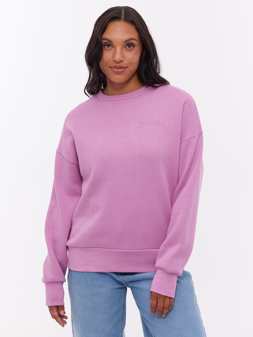 Joda Vertical Logo Crew Neck - Pink