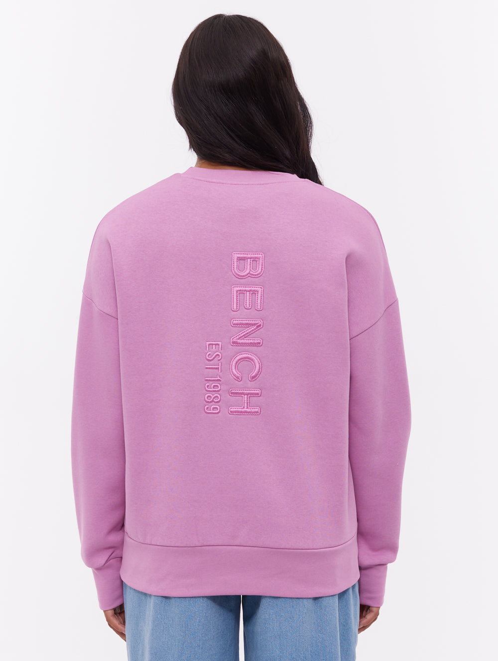 Joda Vertical Logo Crew Neck - Pink