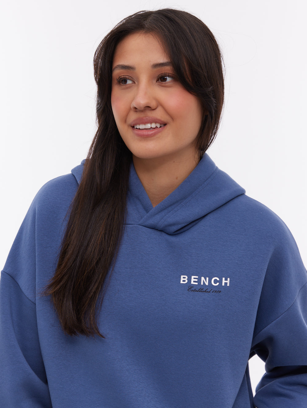 Harmy Back Graphic Hoodie - Blue