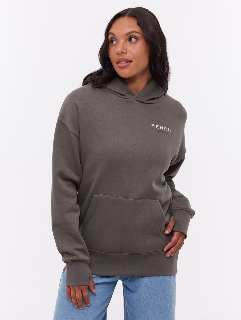Harmy Back Graphic Hoodie - Grey
