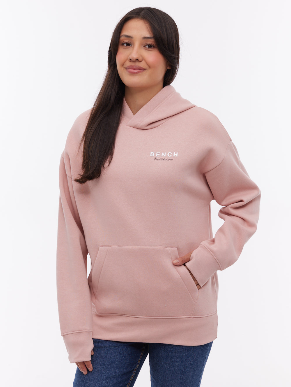 Harmy Back Graphic Hoodie - Pink