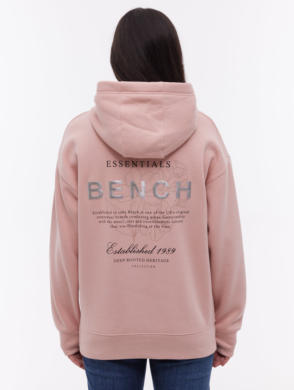 Harmy Back Graphic Hoodie - Pink