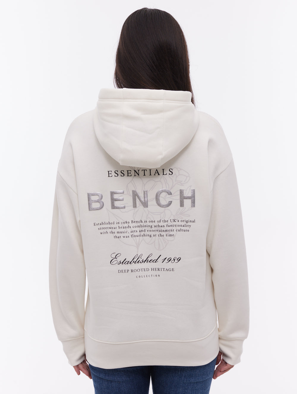 Harmy Back Graphic Hoodie - White