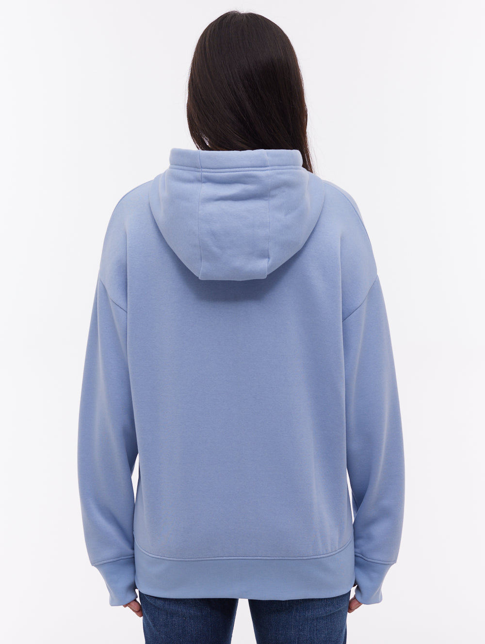 Kingra Oversize Zip-Up Hoodie - Blue