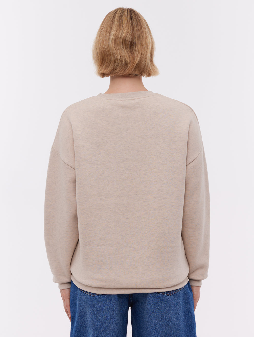 Ercie Collegiate Crew Neck - Beige