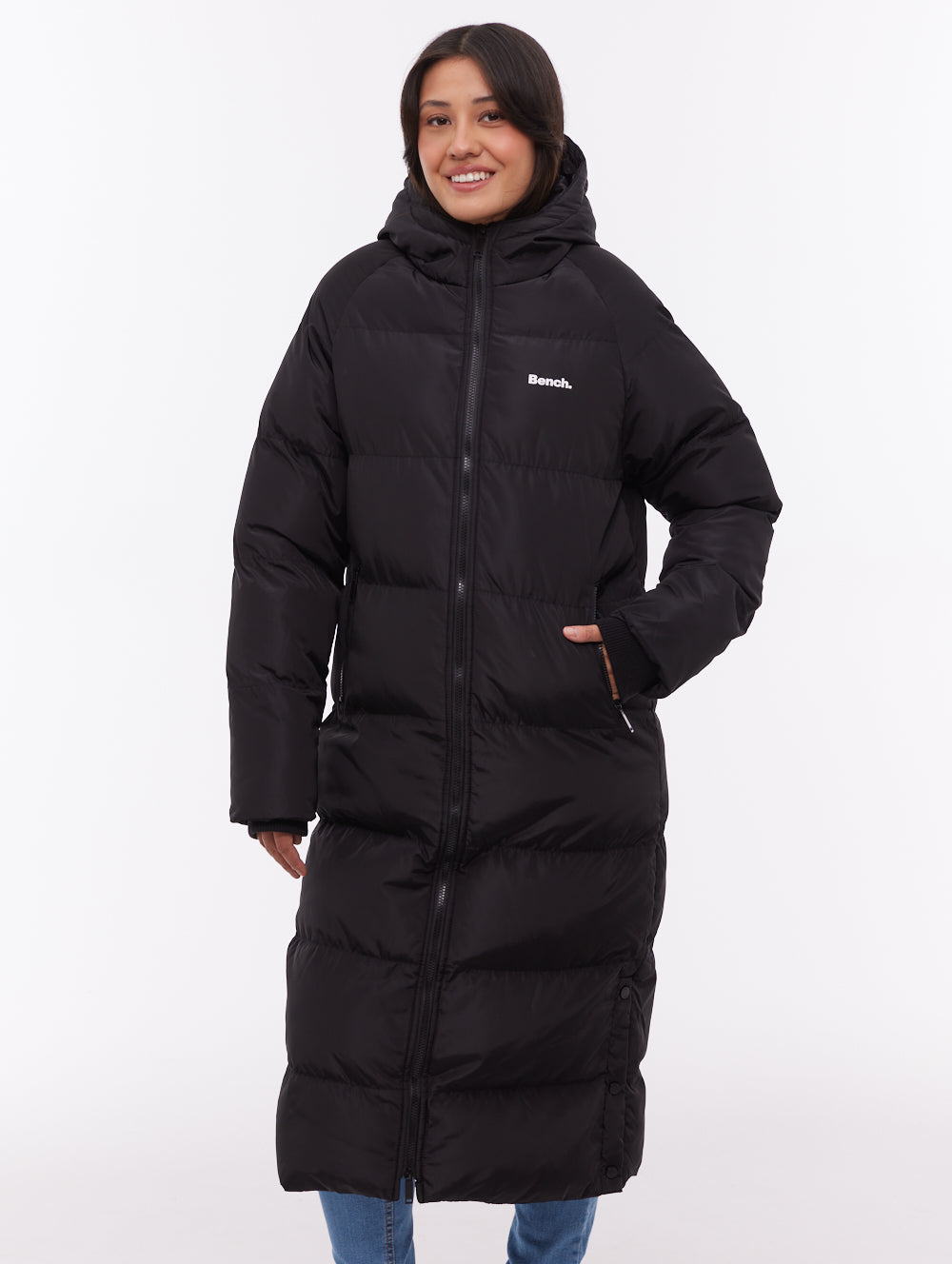 Ryelle Hooded Maxi Parka - Black