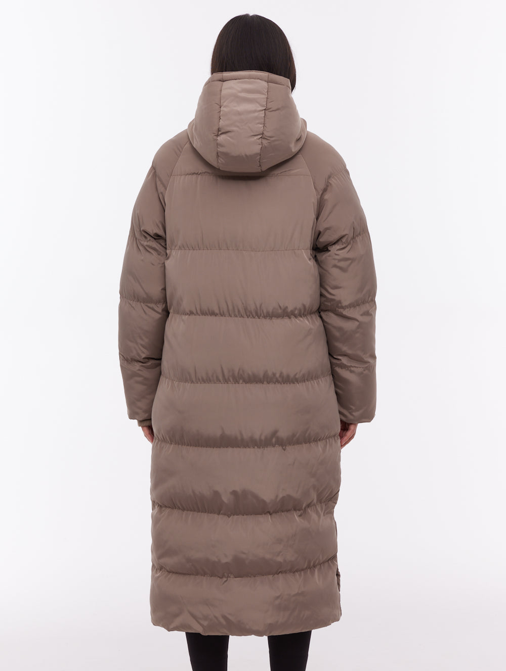Ryelle Hooded Maxi Parka - Brown