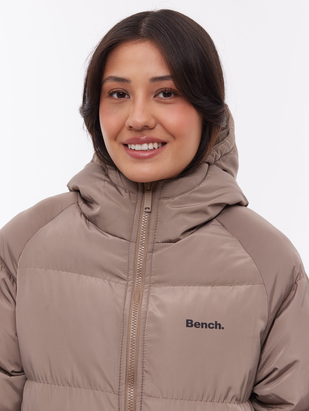 Ryelle Hooded Maxi Parka - Brown