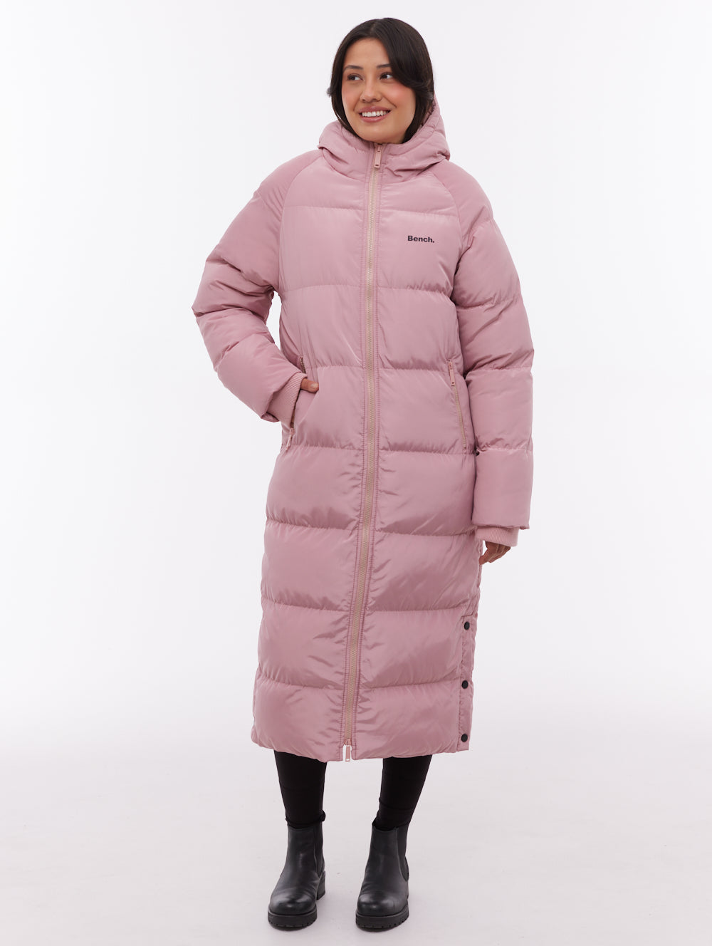Ryelle Hooded Maxi Parka - Pink