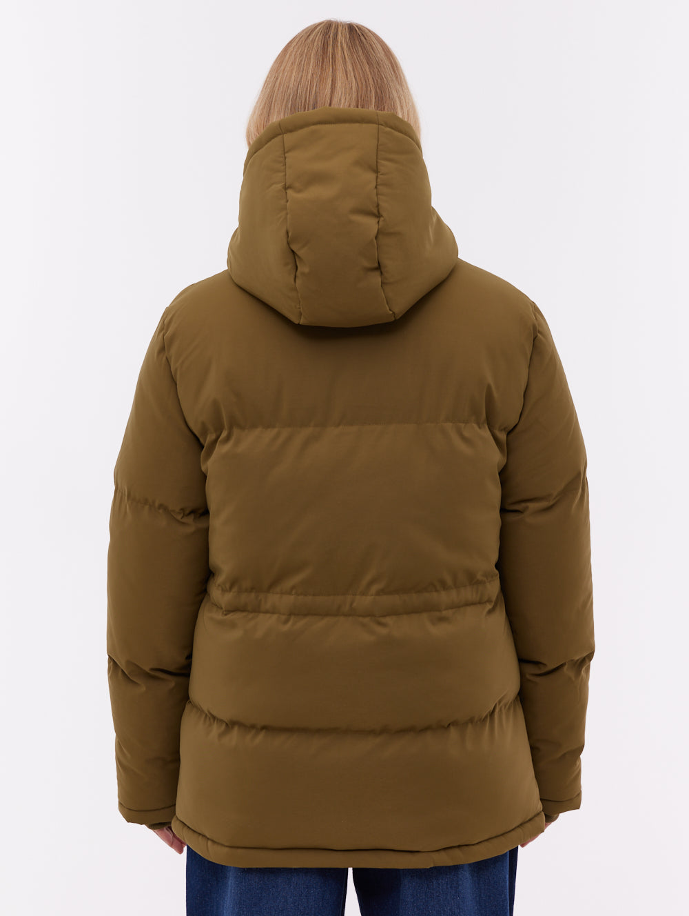 Fina Hooded Puffer Coat - Green