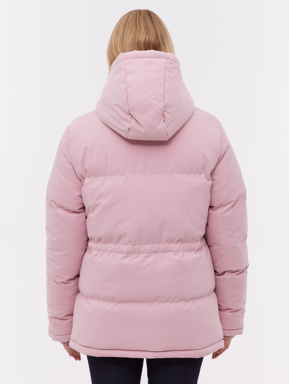 Fina Hooded Puffer Coat - Pink