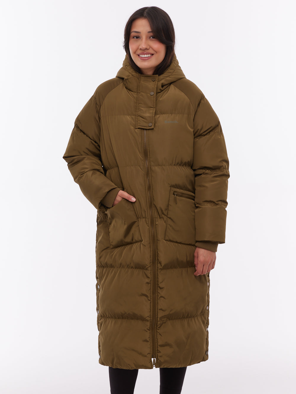 Dans Maxi Puffer Coat - Green