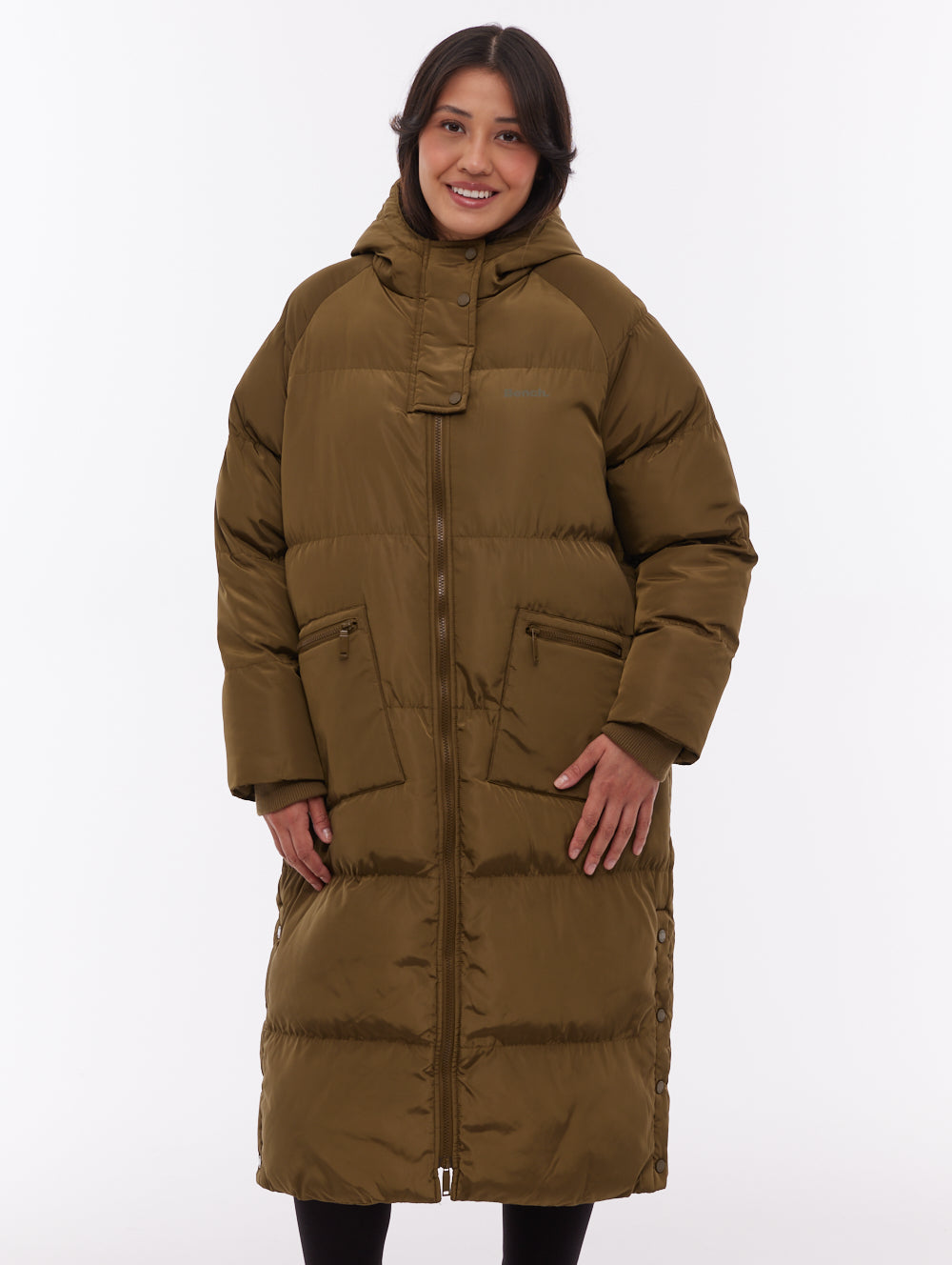 Dans Maxi Puffer Coat - Green