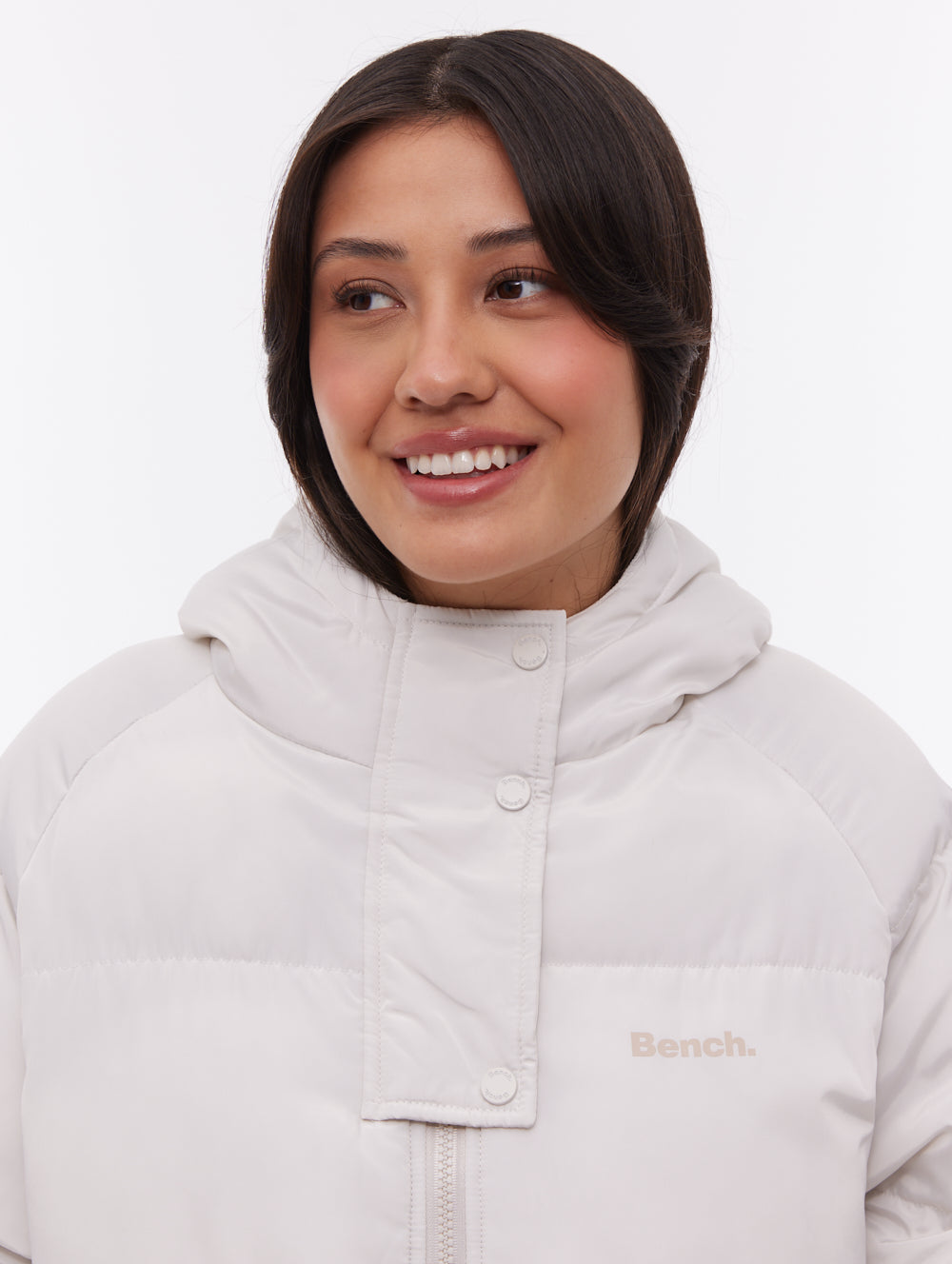 Dans Maxi Puffer Coat - White