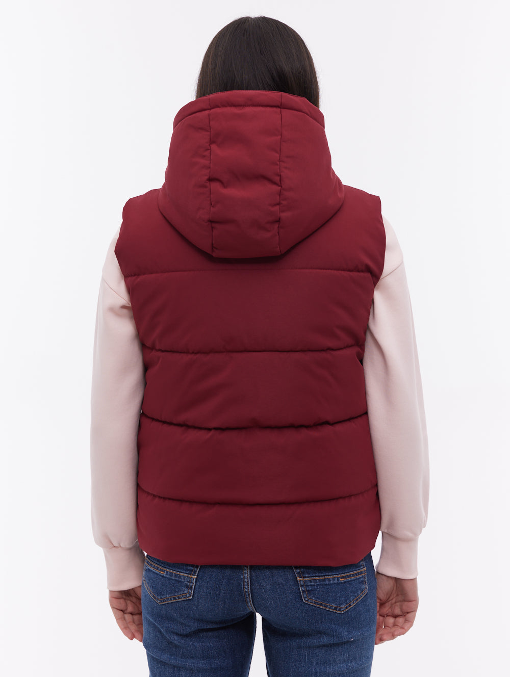 Hollew Hooded Vest - Red