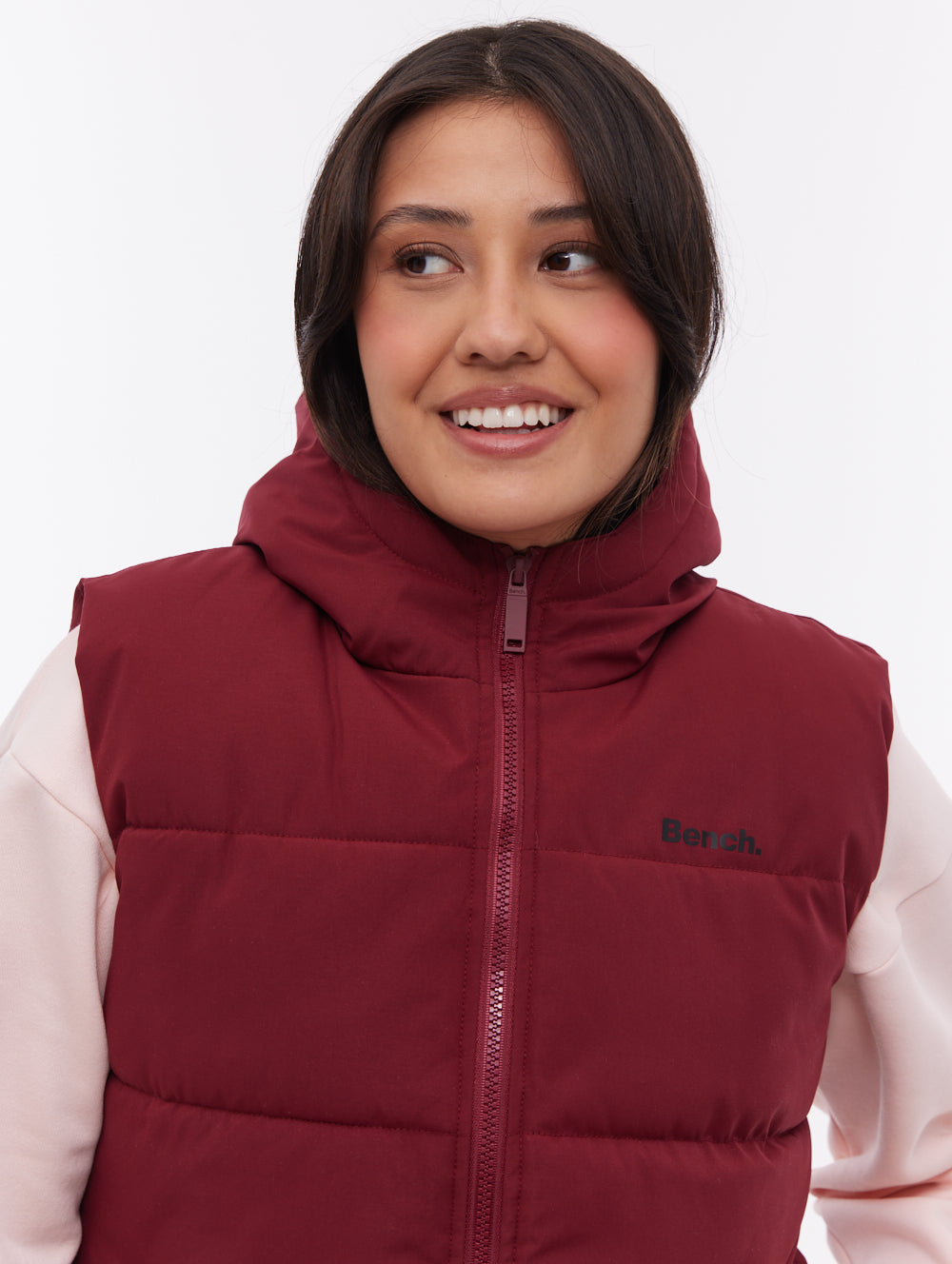 Hollew Hooded Vest - Red
