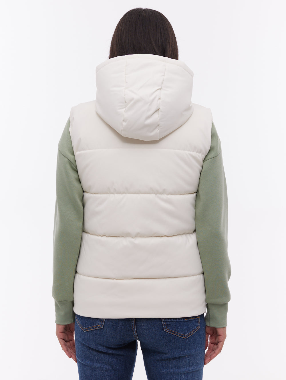 Hollew Hooded Vest - White