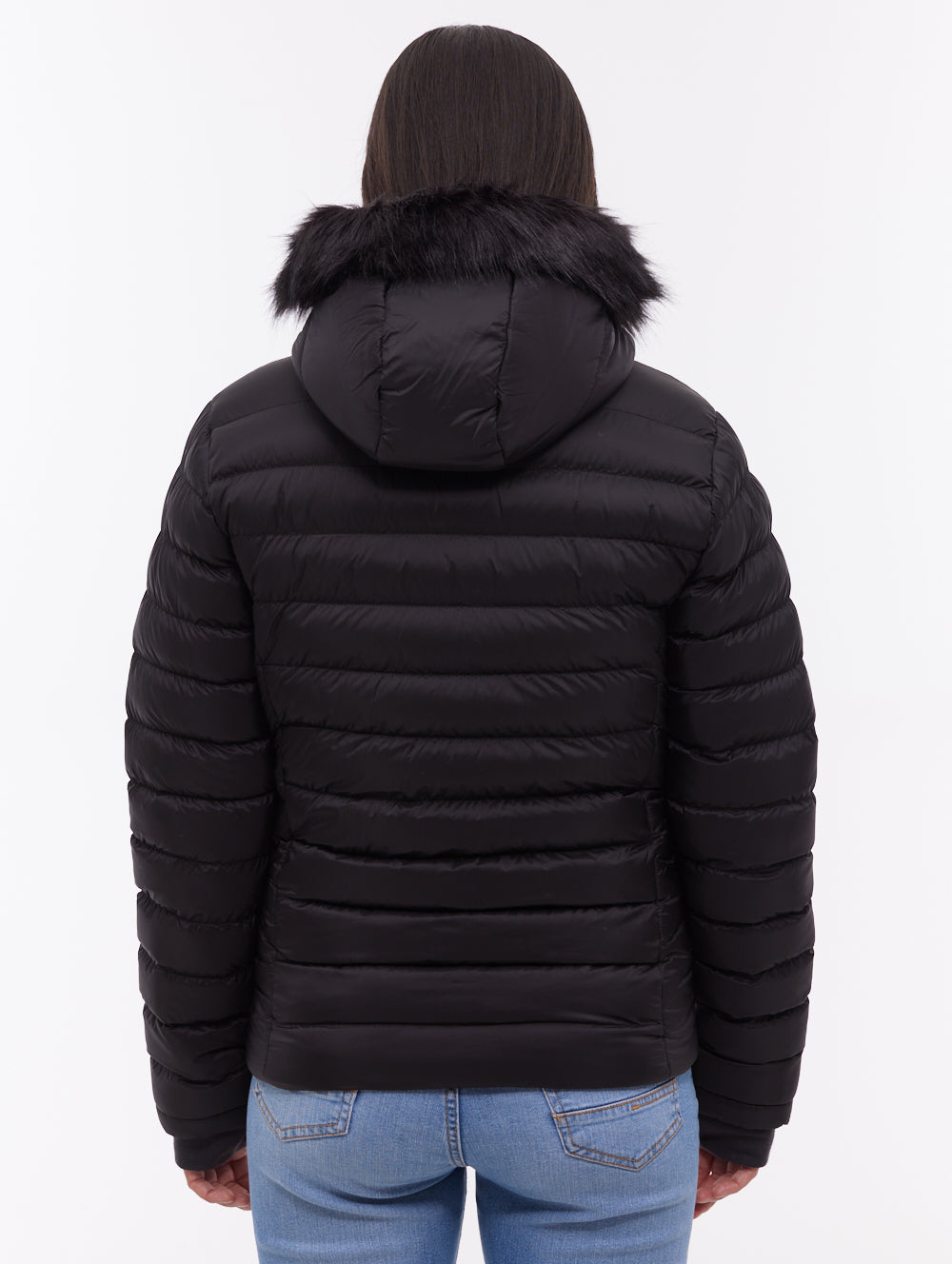 Mal Hooded Puffer Jacket - Black