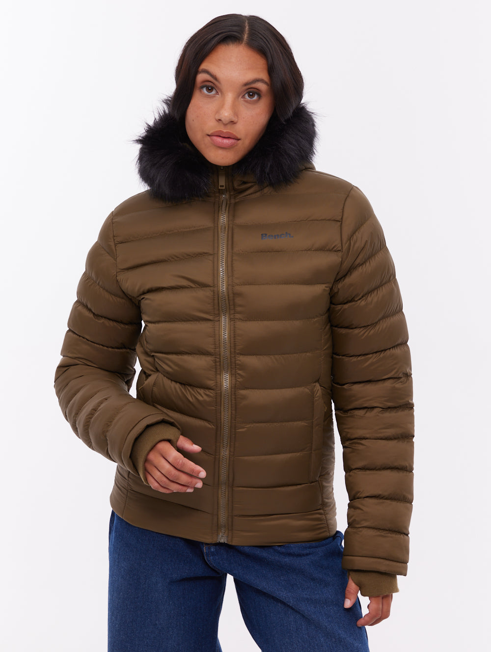 Mal Hooded Puffer Jacket - Green