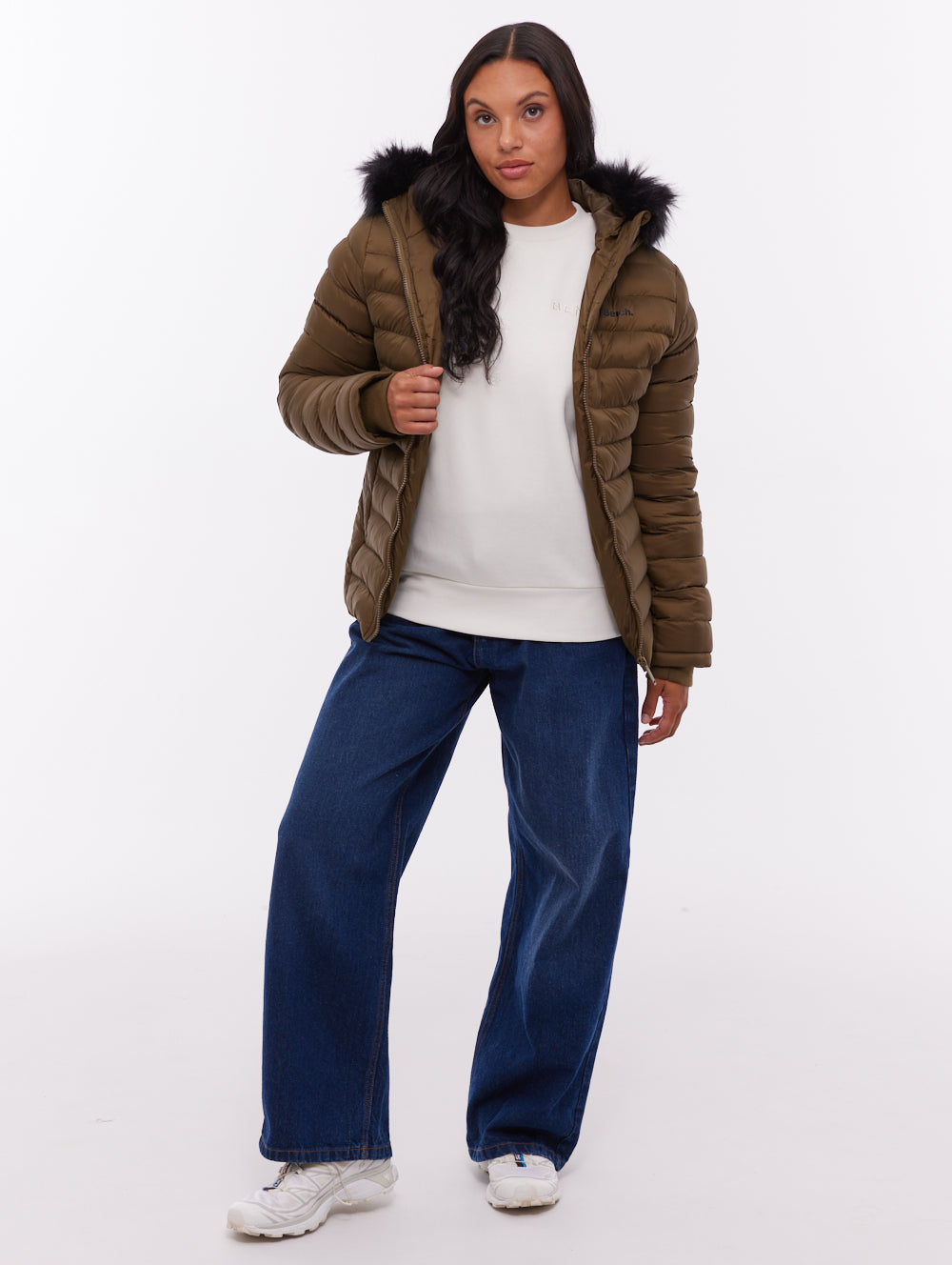 Mal Hooded Puffer Jacket - Green