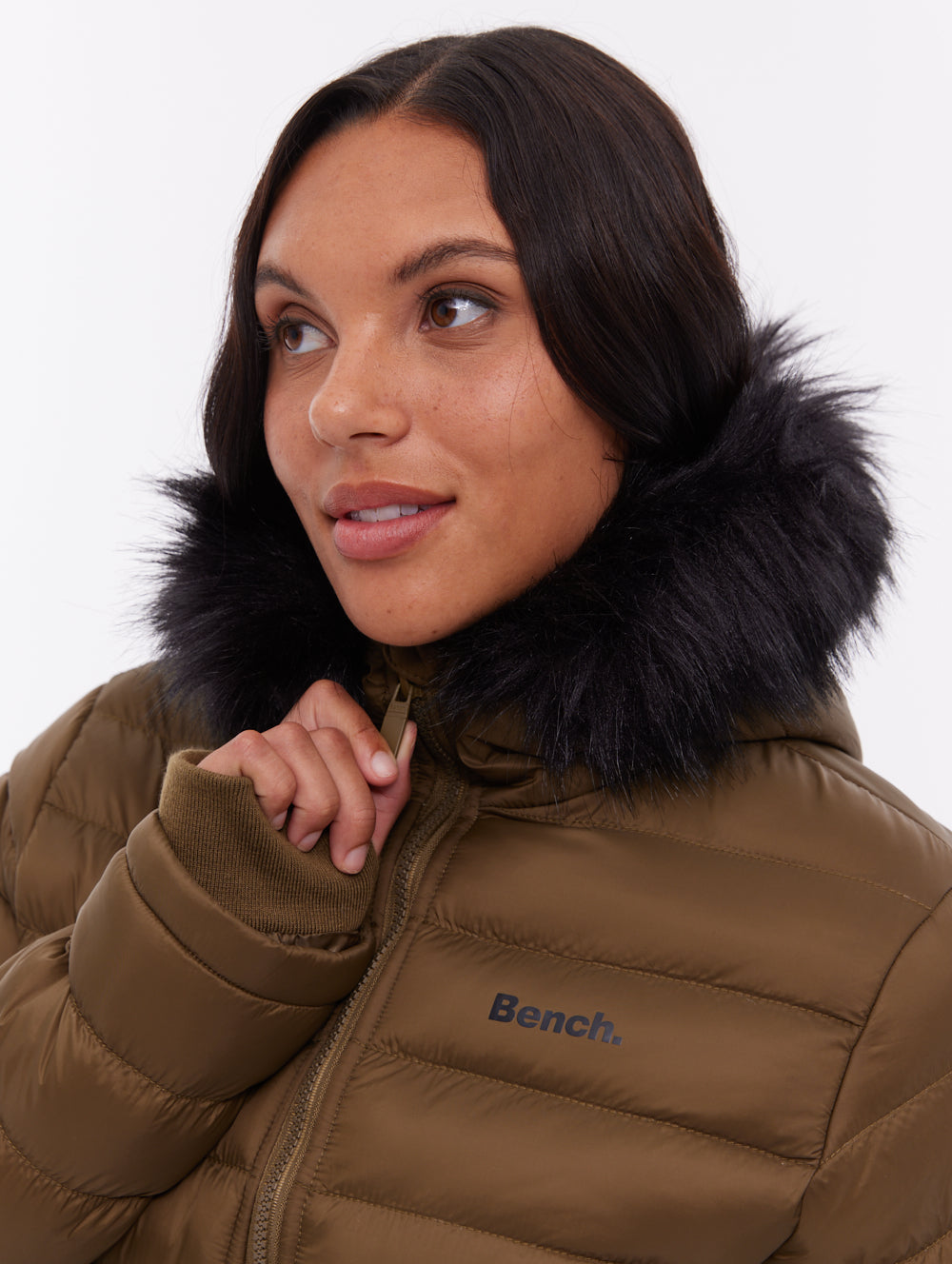 Mal Hooded Puffer Jacket - Green