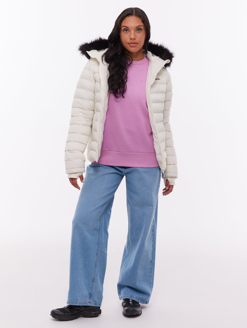 Mal Hooded Puffer Jacket - White