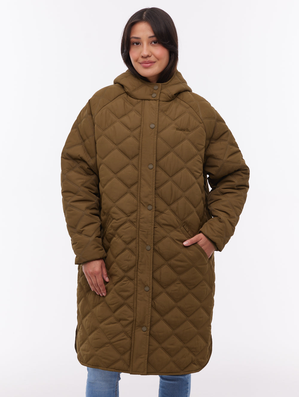 Gemna Quilted Parka - Green