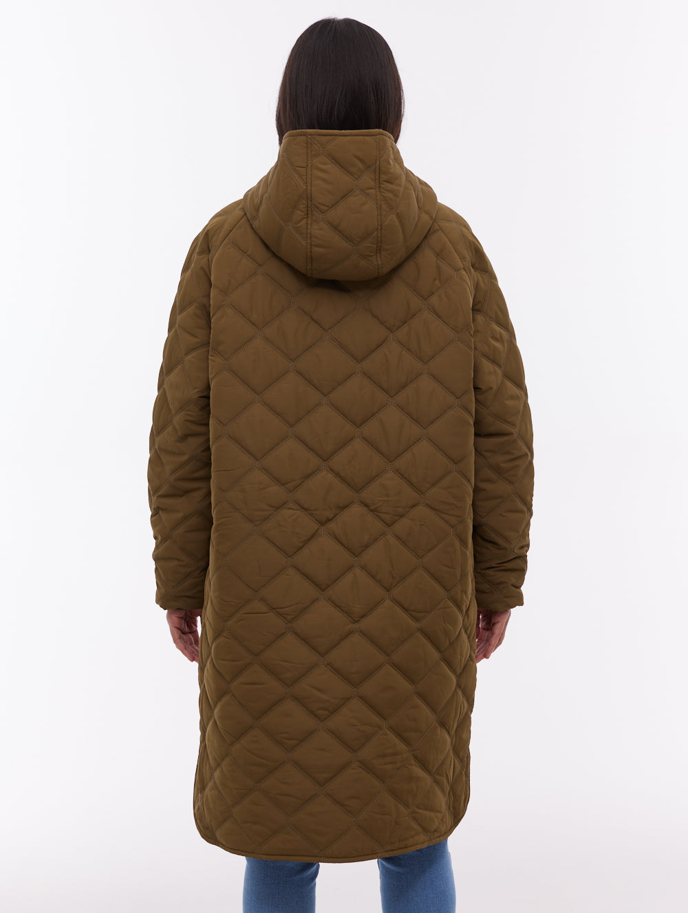 Gemna Quilted Parka - Green