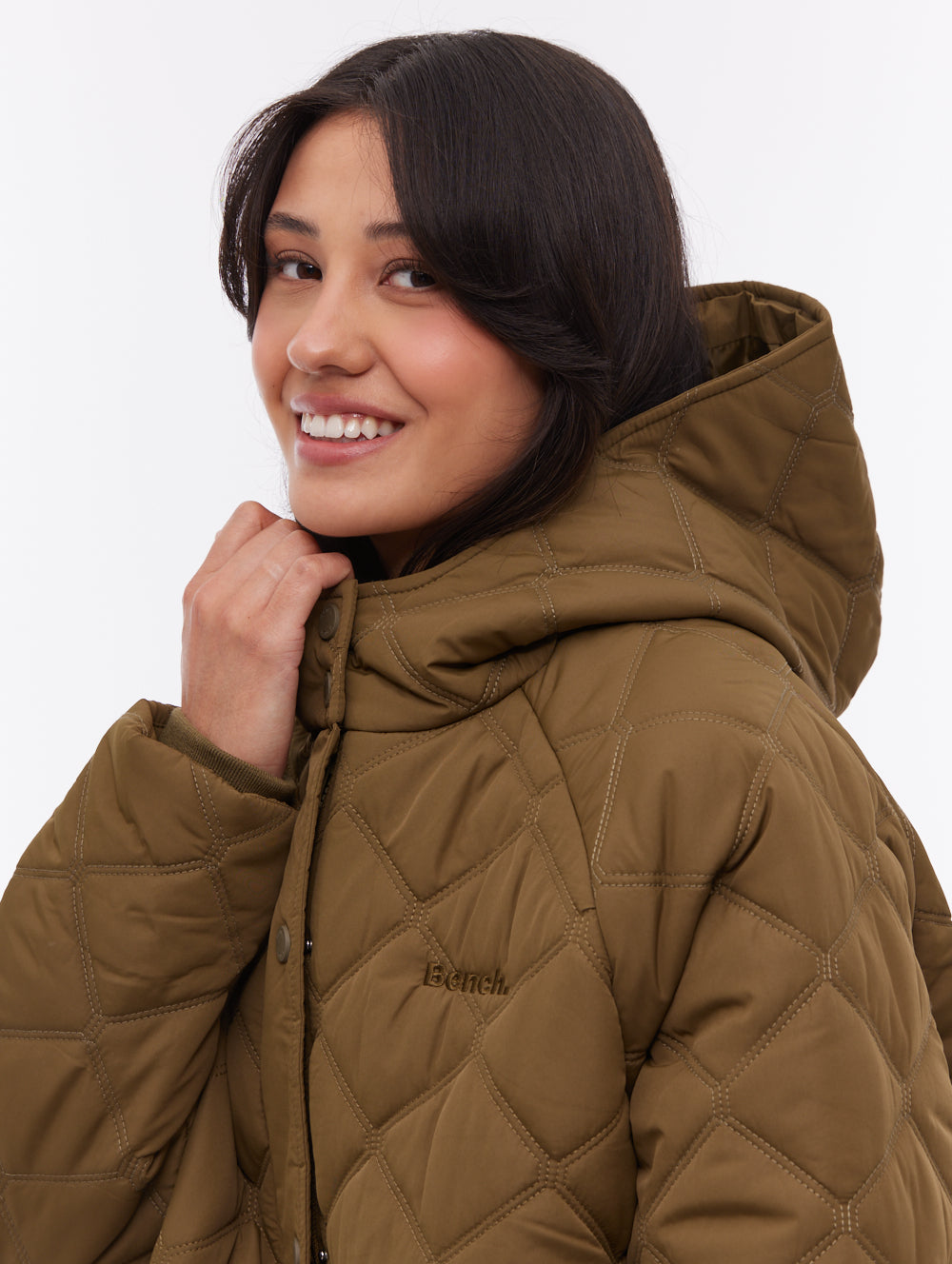 Gemna Quilted Parka - Green