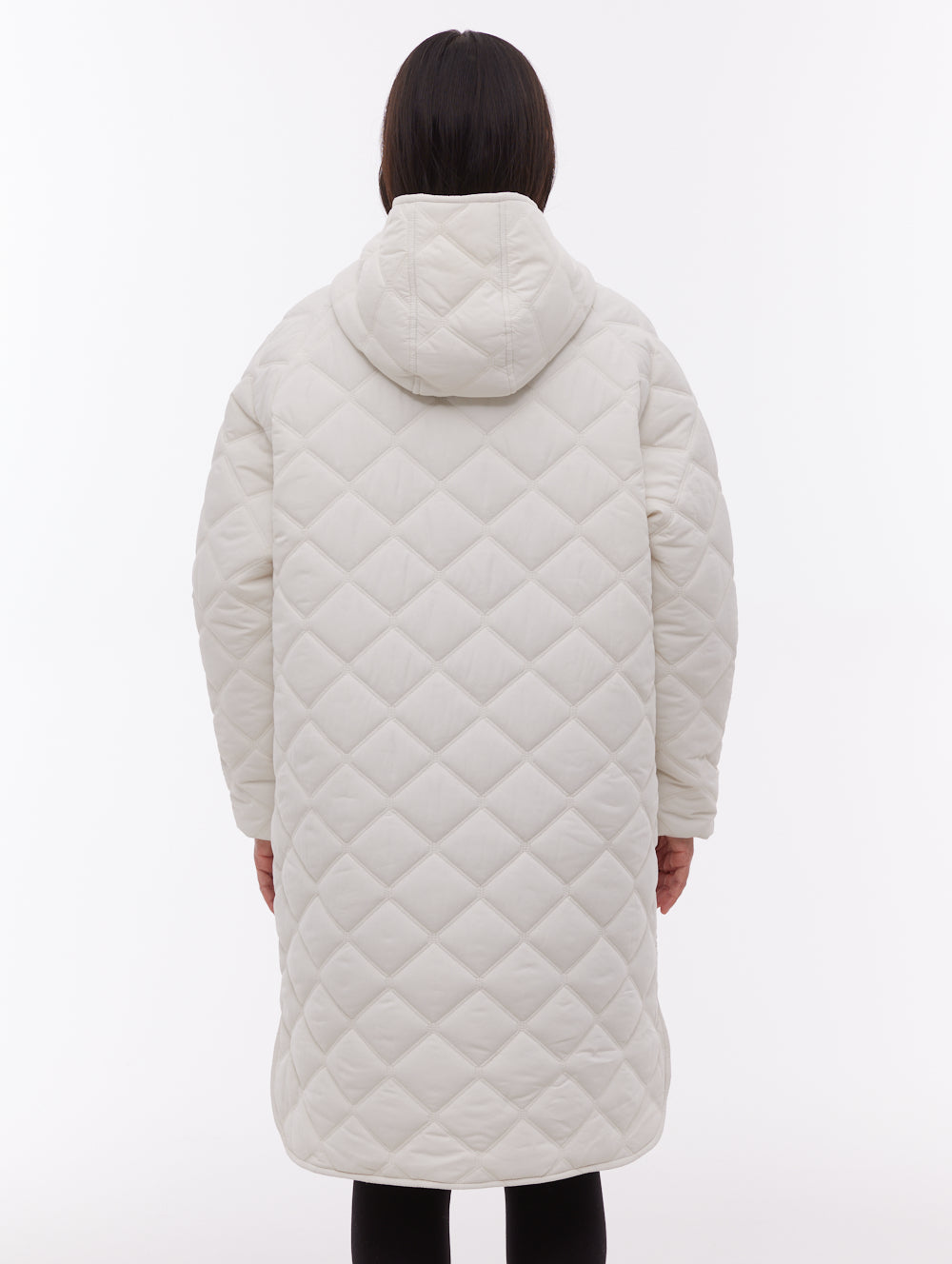 Gemna Quilted Parka - White