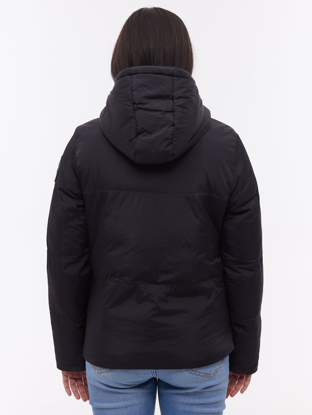 Willah Hooded Puffer Jacket - Black