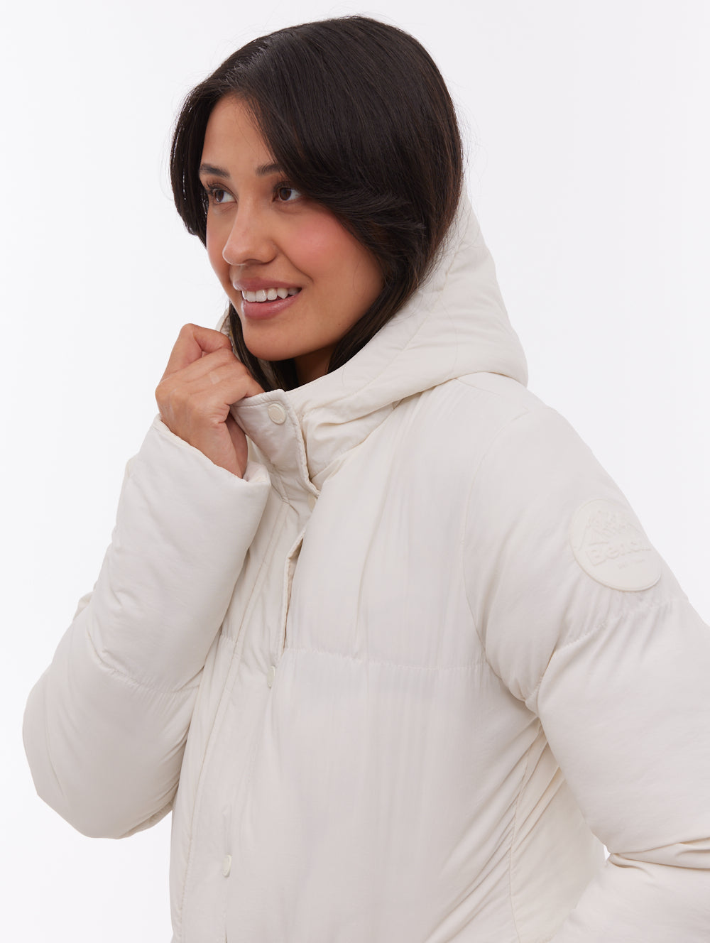 Willah Hooded Puffer Jacket - White