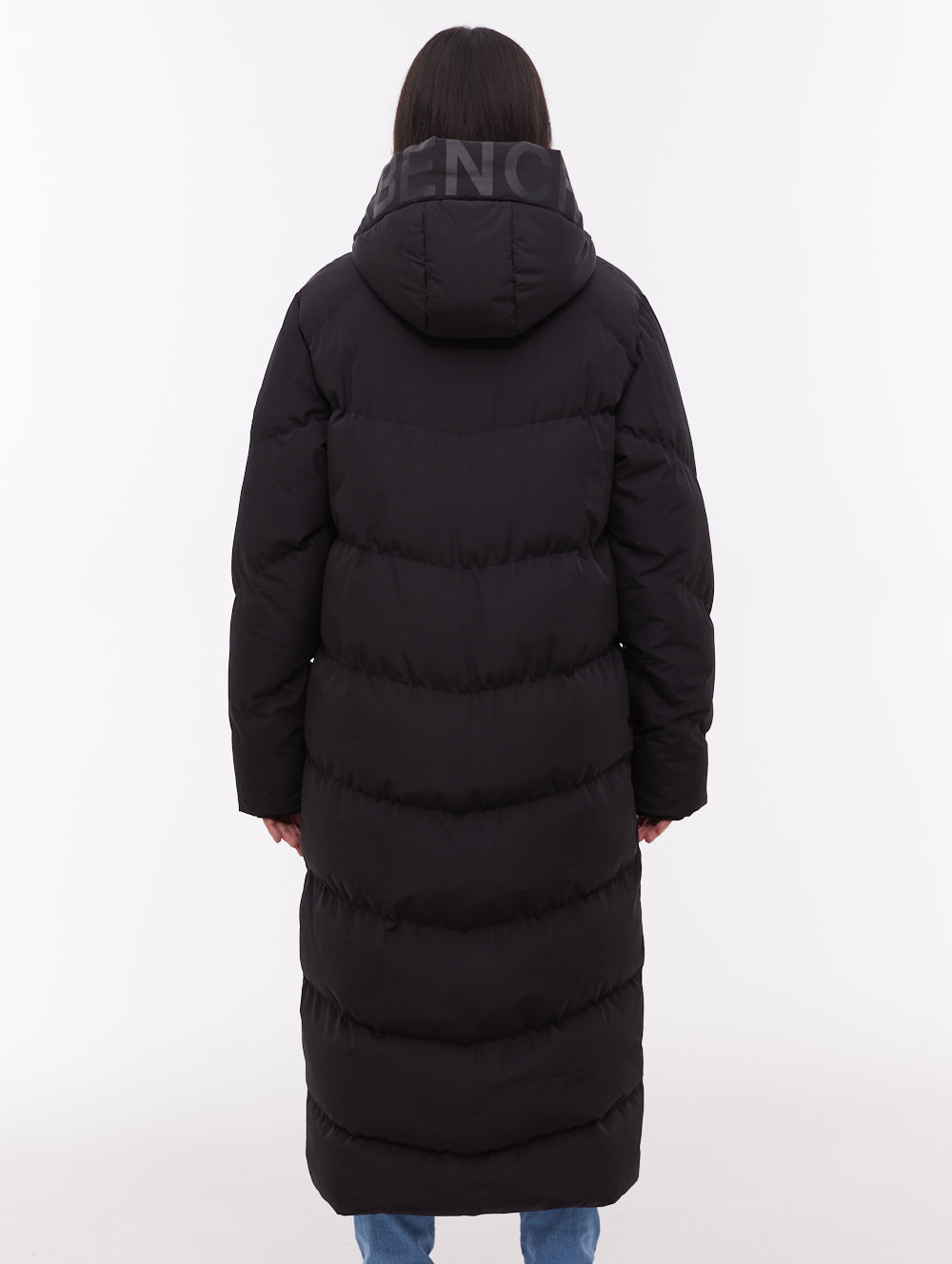 Elli Maxi Puffer Coat - Black