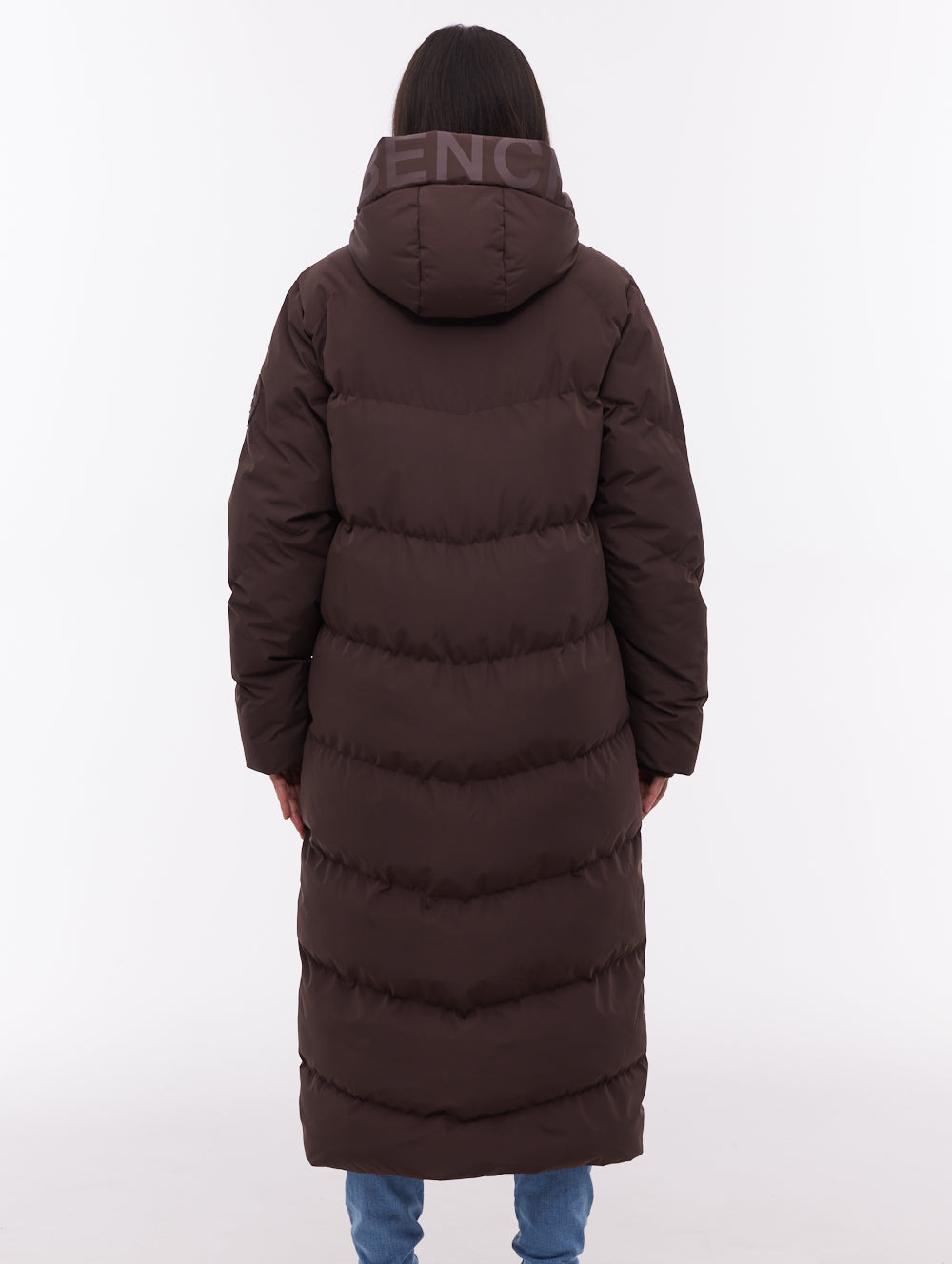 Elli Maxi Puffer Coat - Brown