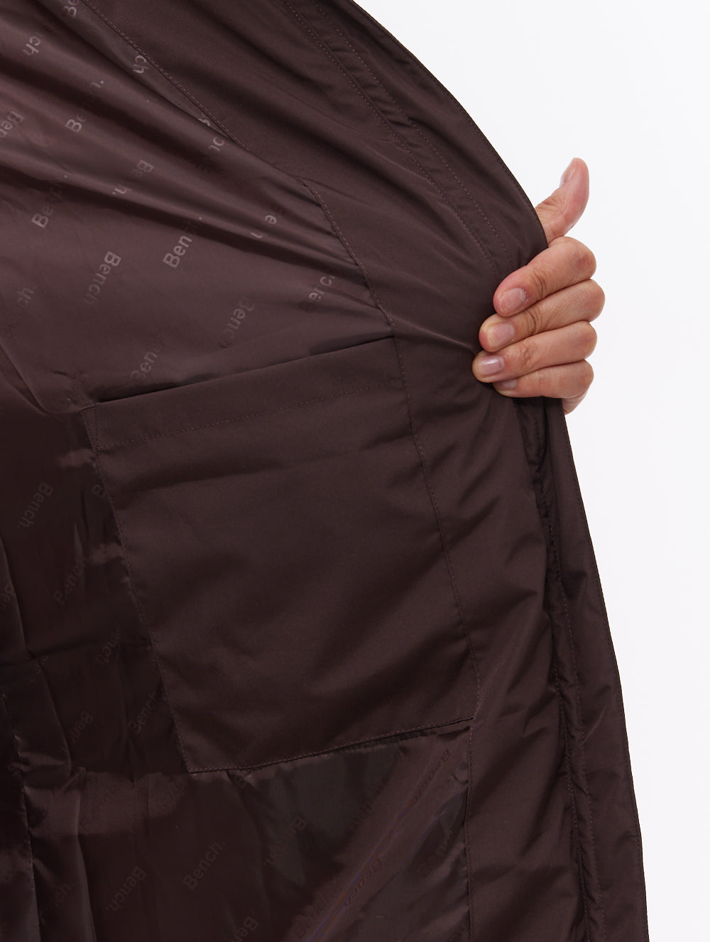 Elli Maxi Puffer Coat - Brown