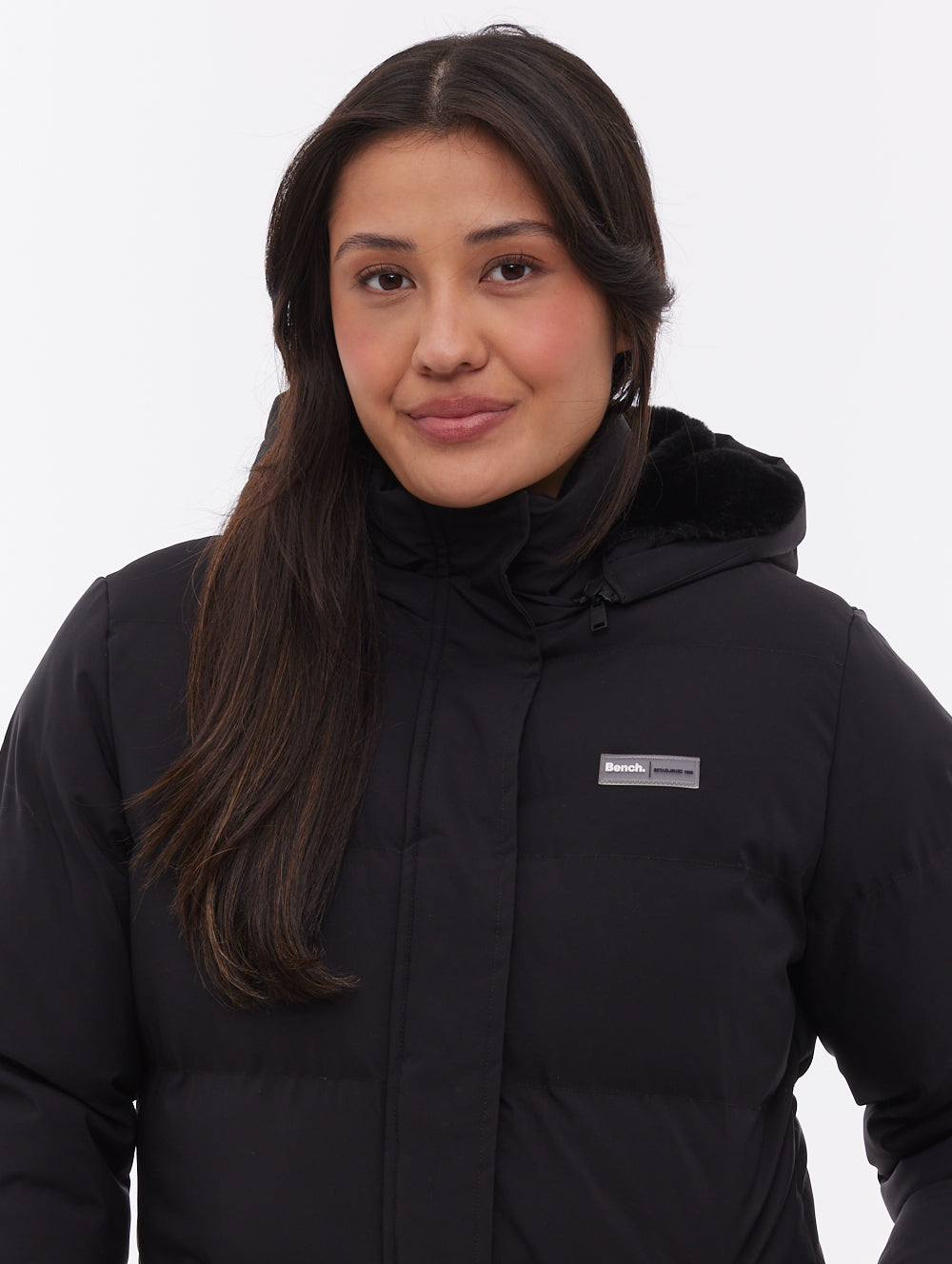 Atha Hooded Puffer Jacket - Black
