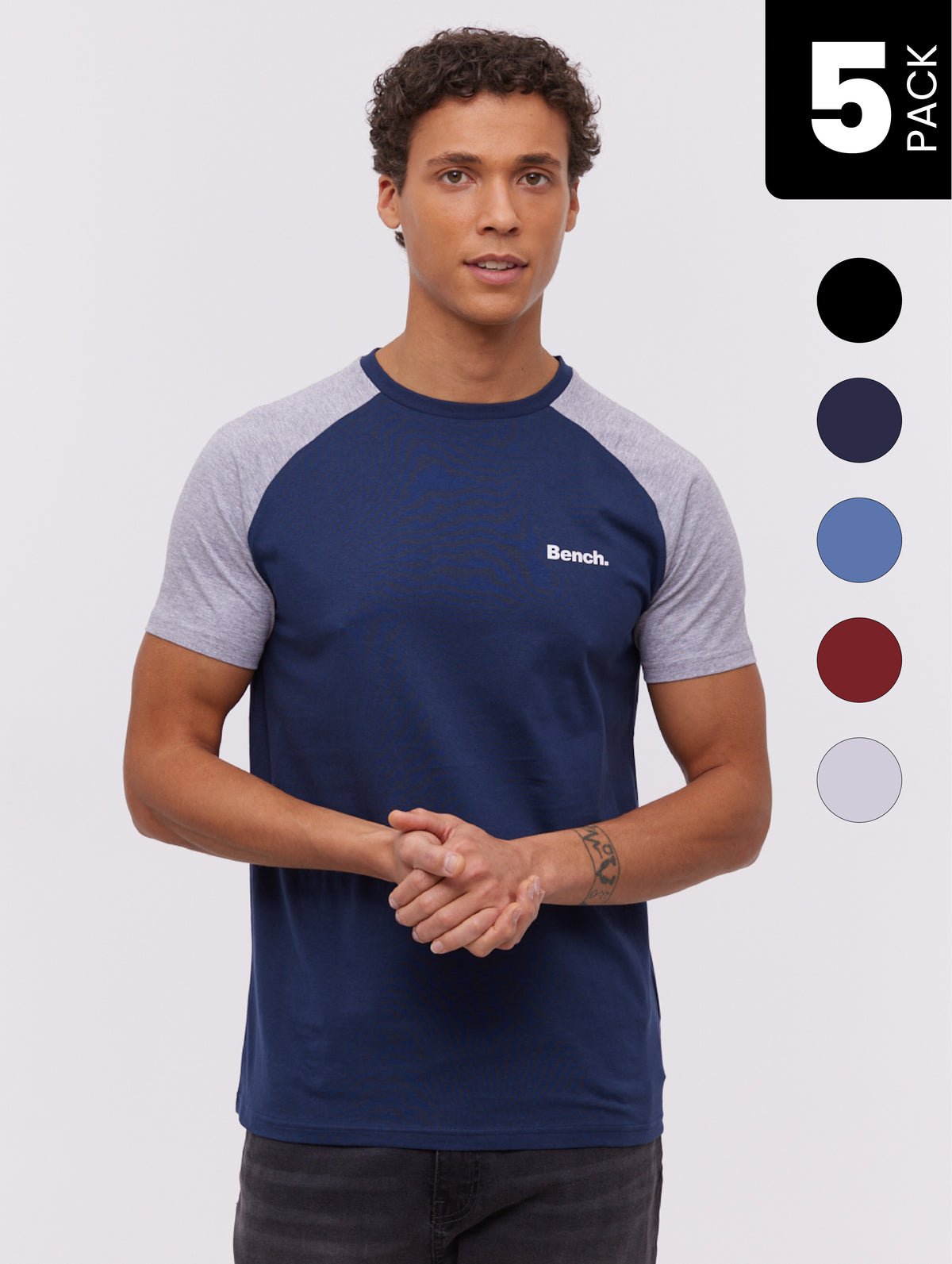 Trova Raglan T-Shirt 5-Pack